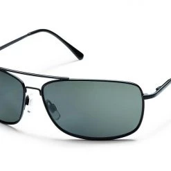 Suncloud Polarized Lens Navigator Sunglasses - Gold Frame - Mens