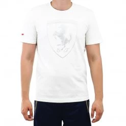 Puma Ferrari Big Shield Short-Sleeve Shirt Fashion Tee - Moonless Night - Mens