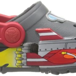 Mules & Clogs Crocs CrocsLights Galactic Clog Sandal - Charcoal - Toddler