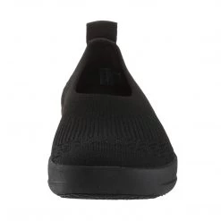 FITFLOP Women's UBERKNIT Slip-on Ballet Flats - Black Womens