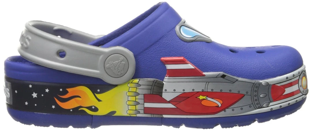 Mules & Clogs Crocs CrocsLights Galactic Clog Sandal - Charcoal - Toddler 2 Mules & Clogs Crocs CrocsLights Galactic Clog Sandal - Charcoal - Toddler