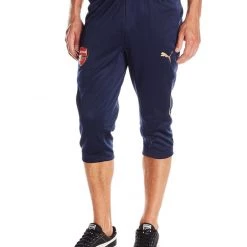 Puma AFC Fan Arsenal 3/4 Athletic Track Training Pants - Black Iris-Victory G - Mens