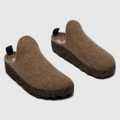 Mens Asportuguesas Men SHOES ROUND TOE MULES COME - TAUPE