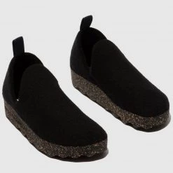 Mens Asportuguesas Men SHOES ROUND TOE MULES COME - BLACK