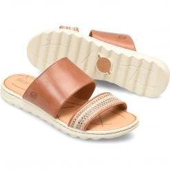 Born Women's SHORE SANDALS - Brown Cognac