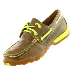Womens Twisted X Bomber Yellow Driving Mocs - Women's