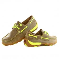 Womens Twisted X Bomber Yellow Driving Mocs - Women's