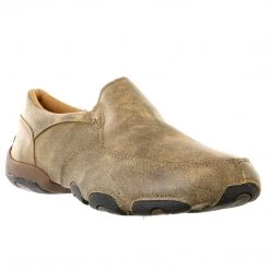 Twisted X Men's Driving Slip-On Moccasin Shoes Round Toe