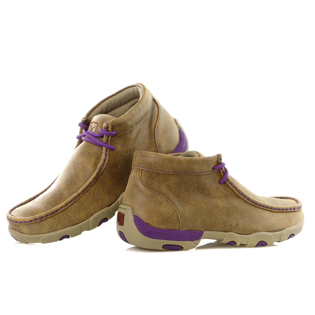 Womens Twisted X Bomber Leather Driving Mocs - Women's 4 Womens Twisted X Bomber Leather Driving Mocs - Women's