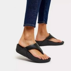 FITFLOP Women's LULU Leather Toe-Post Sandals Womens