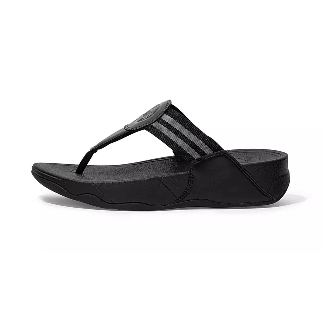 FITFLOP Women's WALKSTAR Webbing Toe-Post Sandals Womens 1 FITFLOP Women's WALKSTAR Webbing Toe-Post Sandals Womens