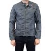Buffalo By David Bitton Jarley Denim PU Bomber Jacket - Cannon - Mens