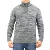 Buffalo Wiq Ov L/S 1/2 Mock Neck Sweater - Cannon - Mens