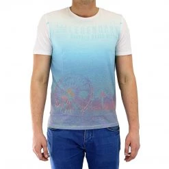 Buffalo By David Bitton Nihats T-Shirt Fashion Tee - White - Mens