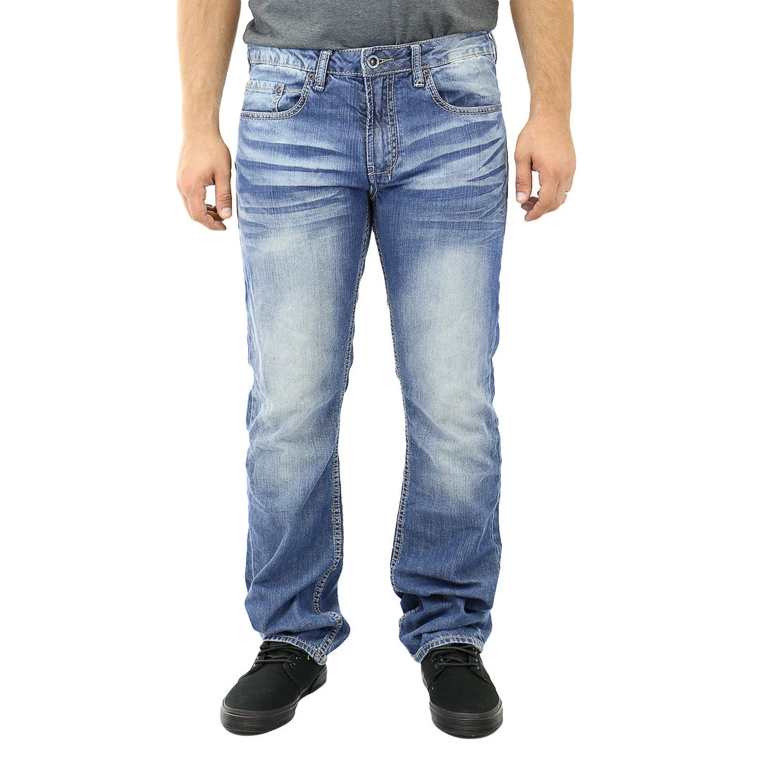 Buffalo By David Bitton Driven Jeans - Sanded Damaged And Repaired - Mens 1 Buffalo By David Bitton Driven Jeans - Sanded Damaged And Repaired - Mens