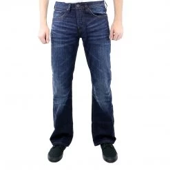 Buffalo By David Bitton King Basic Jeans - Stone Washed And Worn - Mens