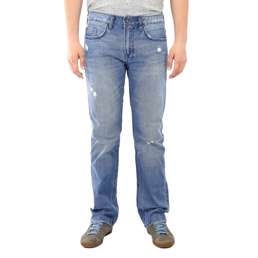 Buffalo Six In Indigo Jeans - Worn And Sanded - Mens 1 Buffalo Six In Indigo Jeans - Worn And Sanded - Mens
