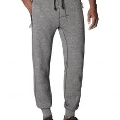 Calvin Klein Modern Fit Knit Logo Pants - Grey Heather - Mens