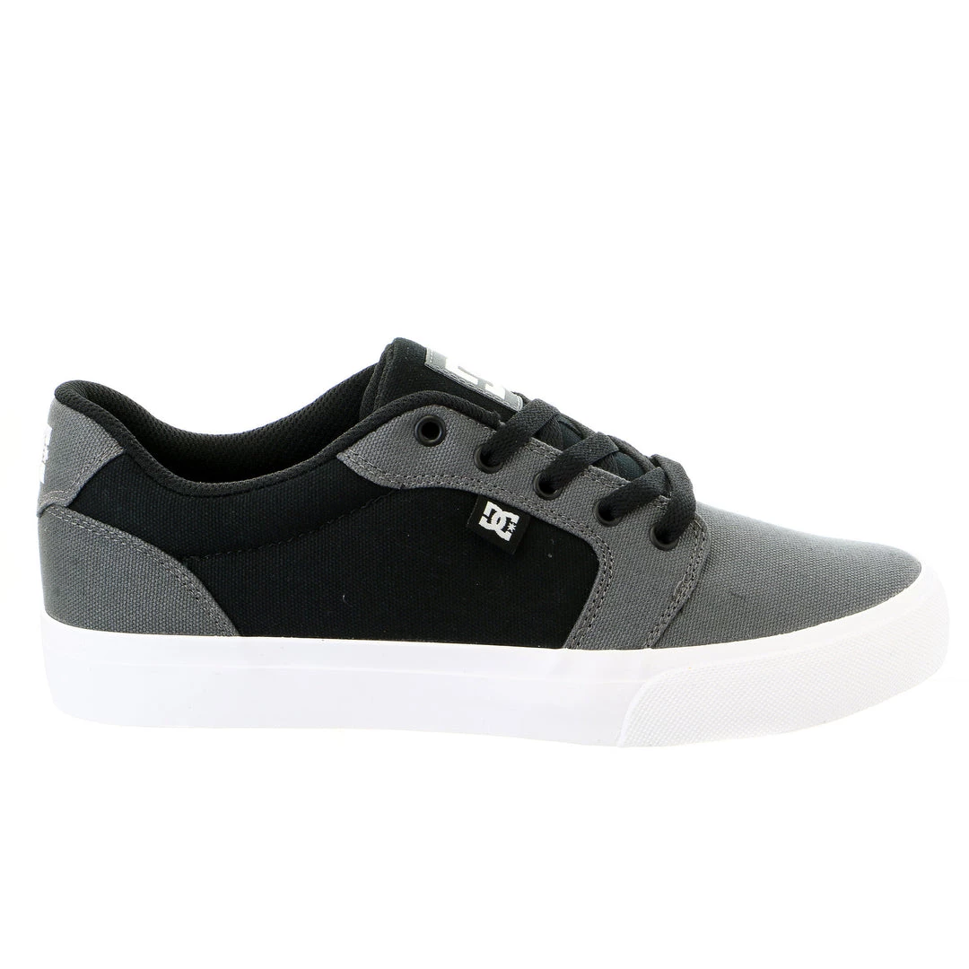 DC Anvil TX Skateboarding Sneaker Shoe - Dark Grey/Black - Mens 1 DC Anvil TX Skateboarding Sneaker Shoe - Dark Grey/Black - Mens