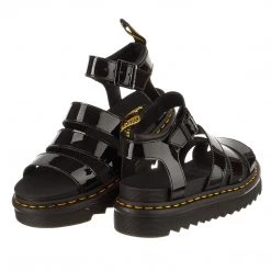 Womens Dr. Martens Women's Blaire Patent Leather Fisherman Sandal