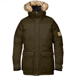 Fjällräven Fjallraven Kyl Parka Winter Hooded Down Jacket - Dark Navy - Mens