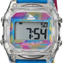 Freestyle Shark Fast Strap Retro 80's Watch With Multicolored Nylon Band (102245) Watches