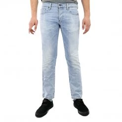 G-Star Attacc Straight Leg Nippon Stretch Denim Jeans - Light Aged - Mens
