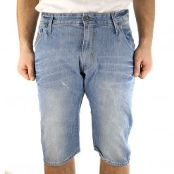 G-Star Arc 3D Loose Tapered Bermuda In Retton Denim 1/2 Short Pants - Light Aged - Mens