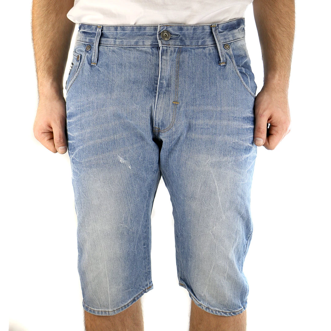 G-Star Arc 3D Loose Tapered Bermuda In Retton Denim 1/2 Short Pants - Light Aged - Mens 1 G-Star Arc 3D Loose Tapered Bermuda In Retton Denim 1/2 Short Pants - Light Aged - Mens