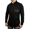 G-Star A Crotch White Work Button Down Shirt - Black - Mens