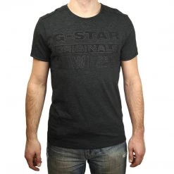 G-Star Basil Crew Neck Short Sleeve Tee Shirt - Heron - Mens