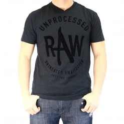 G-Star Omes Short Sleeve T-Shirt Fashion Tee - Black - Mens