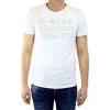 G-Star Wapro Long Crew Neck Short Sleeve T-Shirt Fashion Tee - White - Mens