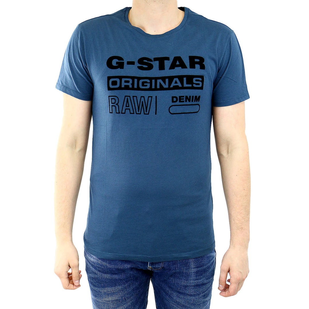 G-Star Wapro Long Crew Neck Short Sleeve T-Shirt Fashion Tee - White - Mens 2 G-Star Wapro Long Crew Neck Short Sleeve T-Shirt Fashion Tee - White - Mens