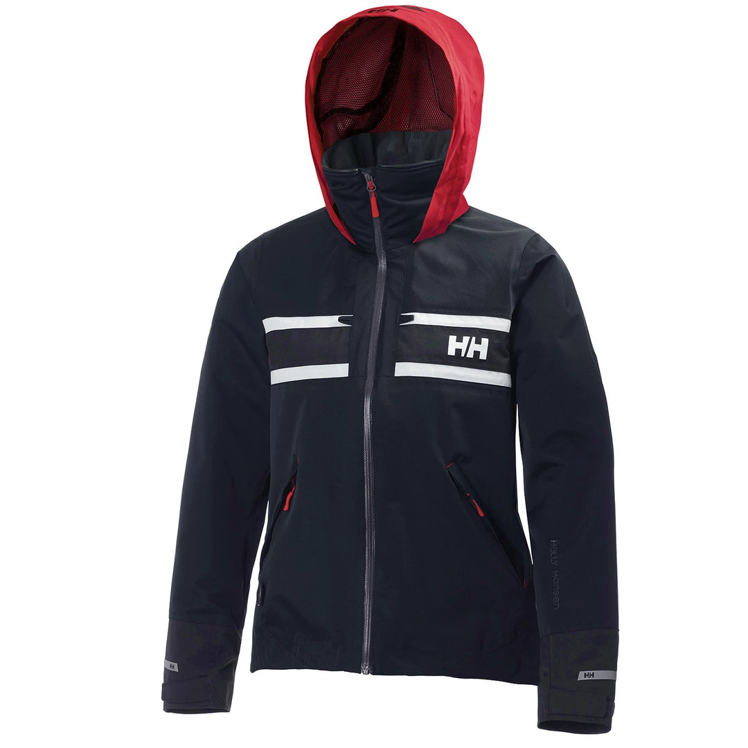 Helly Hansen Salt Windbreaker Waterproof Hooded Rain Jacket - Womens 2 Helly Hansen Salt Windbreaker Waterproof Hooded Rain Jacket - Womens