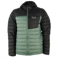 Mens Mountain Hardwear Dynotherm Down Hooded Jacket - Men's