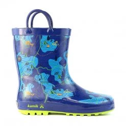Kamik Explore Rain Boot - Blue - Kids Men's Shoes