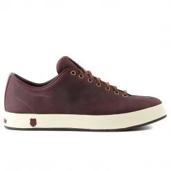 K-Swiss Clean Classic P Sneaker - Burgundy/Antique White/Dark Gum - Mens