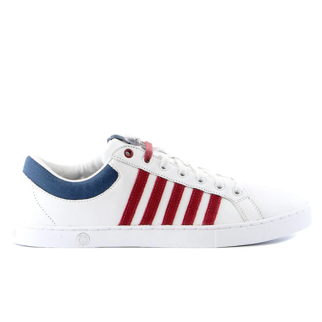 K-Swiss Adcourt 72 SO Sneaker - White/Merlot/Insignia Blue - Mens 1 K-Swiss Adcourt 72 SO Sneaker - White/Merlot/Insignia Blue - Mens