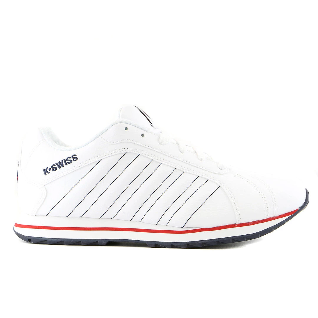 K-Swiss Verstad III Sneaker - White/Navy/Red - Mens 1 K-Swiss Verstad III Sneaker - White/Navy/Red - Mens