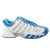 K-Swiss Bigshot Light 2.5 Lightweight Tennis Sneaker Shoe - White/Blue Aster/Bachelor Button - Womens