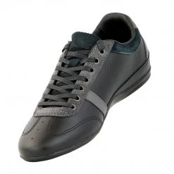 Lacoste Misano Fashion Sneaker Shoe - Black/Dark Grey - Mens