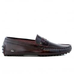 Lacoste Concours 15 SRM Driver Moccasin Loafer Fashion Shoe - Dark Brown - Mens 5 Lacoste Concours 15 SRM Driver Moccasin Loafer Fashion Shoe - Dark Brown - Mens
