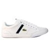 Lacoste Chaymon CR Fashion Sneaker Shoes - White/Dark Blue - Mens