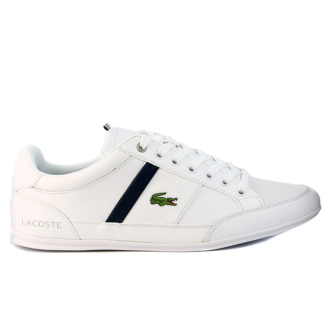 Lacoste Chaymon CR Fashion Sneaker Shoes - White/Dark Blue - Mens 1 Lacoste Chaymon CR Fashion Sneaker Shoes - White/Dark Blue - Mens