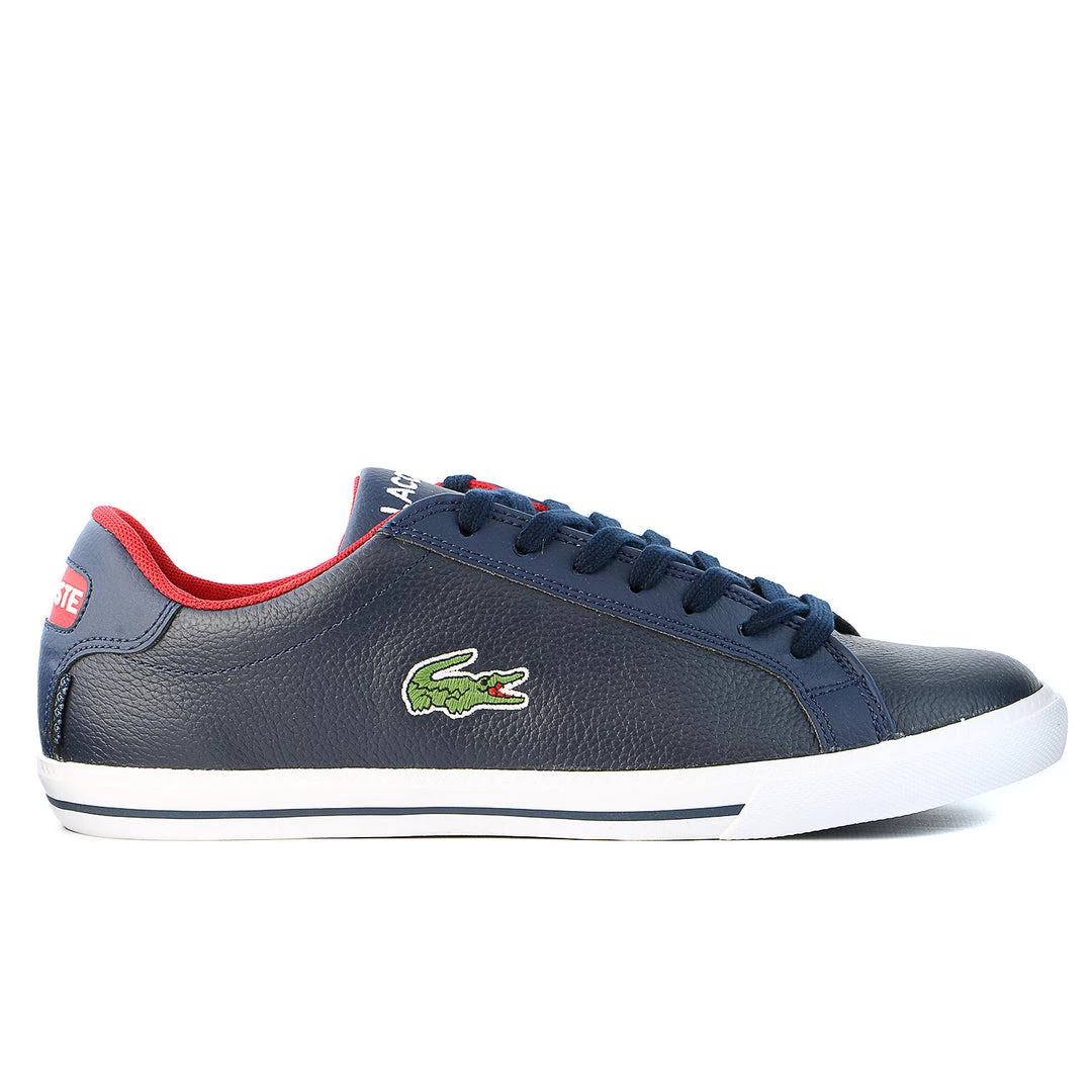 Lacoste Graduate Vulc TS US Fashion Sneaker Shoe - Dark Blue/Red - Mens 1 Lacoste Graduate Vulc TS US Fashion Sneaker Shoe - Dark Blue/Red - Mens