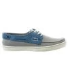 Lacoste Sumac 8 Moccasin Boat Shoe - Light Grey/Blue - Mens