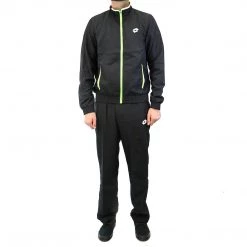 Lotto Tracksuit Lob - Black W/Fluo Clover - Mens
