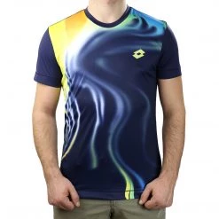 Lotto Blend Crew Tennis Tee - Mulberry Blue - Mens