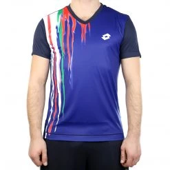 Lotto Cast Tennis Tee - Deep Navy - Mens